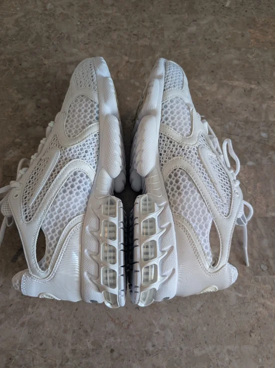 Nike Air Zoom Spiridion Cage 2 (2024) Triple White #CJ1288-100 Men Size 9 No Box - Picture 8 of 12